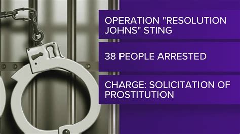 38 people arrested in joint prostitution sting around Midland。